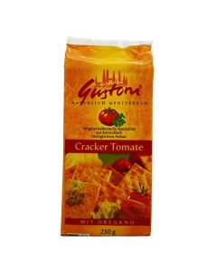 Gustoni - Crackers Tomato Oregano ORG 250gr